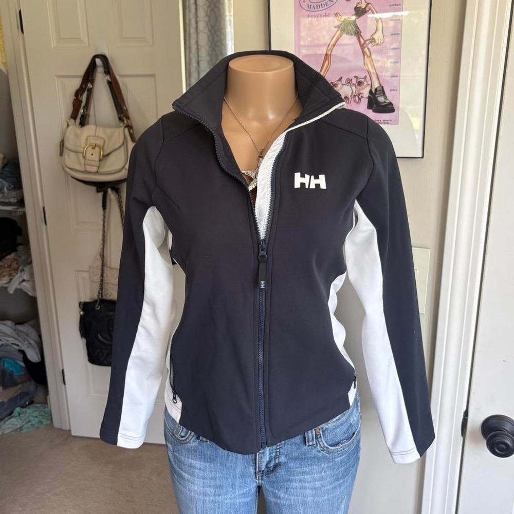 Helly Hansen Black & White Zip Jacket